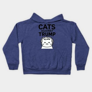 Cats Against Trump, Funny Cat Kids Hoodie